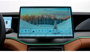 Sticlă hibridă de protecție Pixsel monitor BYD SONG L DM-I - 13.7“ 2024 -