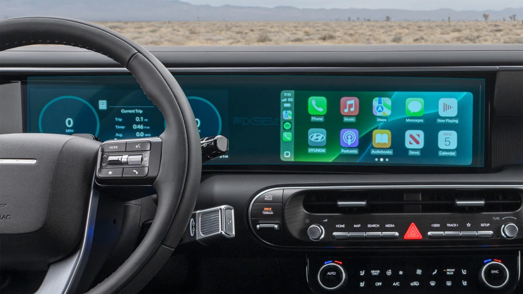 Sticlă hibridă de protecție Pixsel panoul de bord HYUNDAI PALISADE - 27.4“ 2025 -