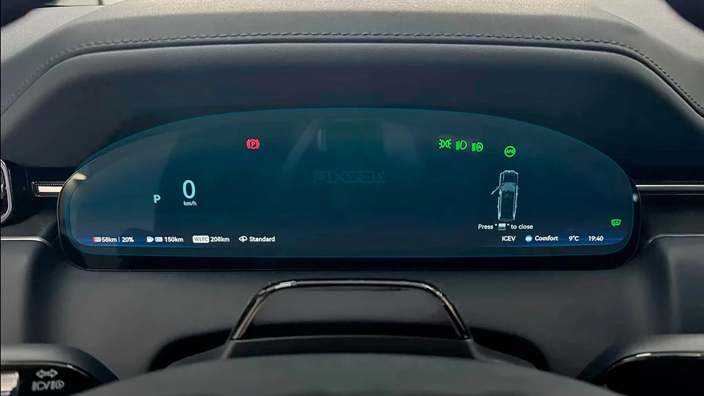 Sticlă hibridă de protecție Pixsel panoul de bord ZEEKR 9X - 13.6“ 2025 -