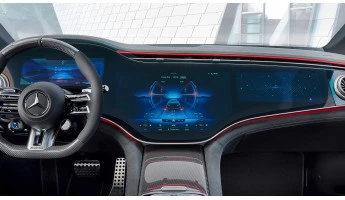 Sticlă hibridă de protecție Pixsel pentru ecran lat MERCEDES BENZ EQE - 49.1“ 2022 -