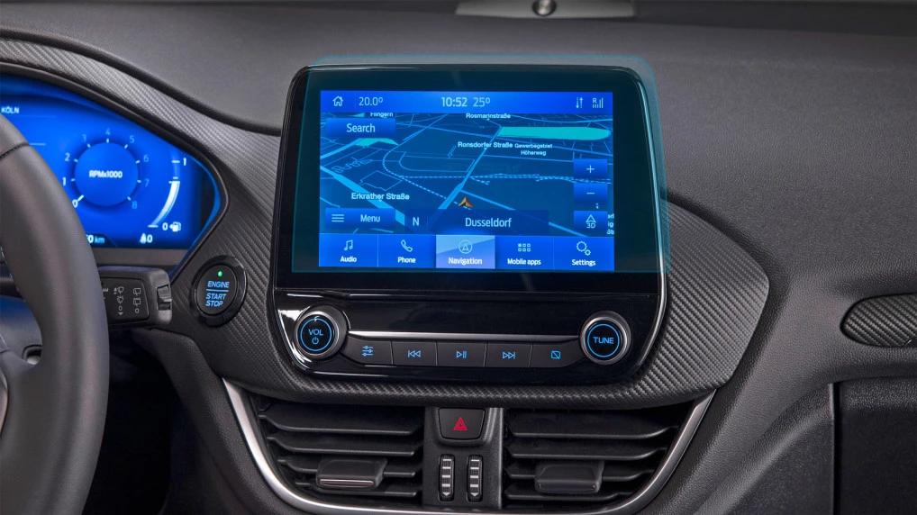 Sticlă hibridă de protecție Pixsel monitor FORD FIESTA - 10.2“ 2017 - 2023