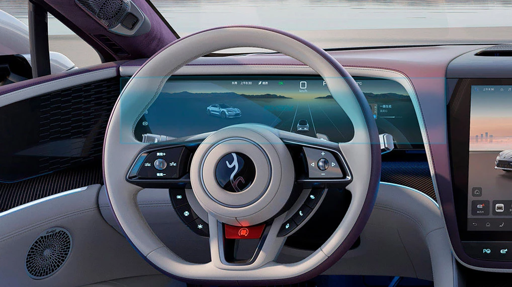 Sticlă hibridă de protecție Pixsel panoul de bord YANGWANG U7 - 24.7“ 2025 -