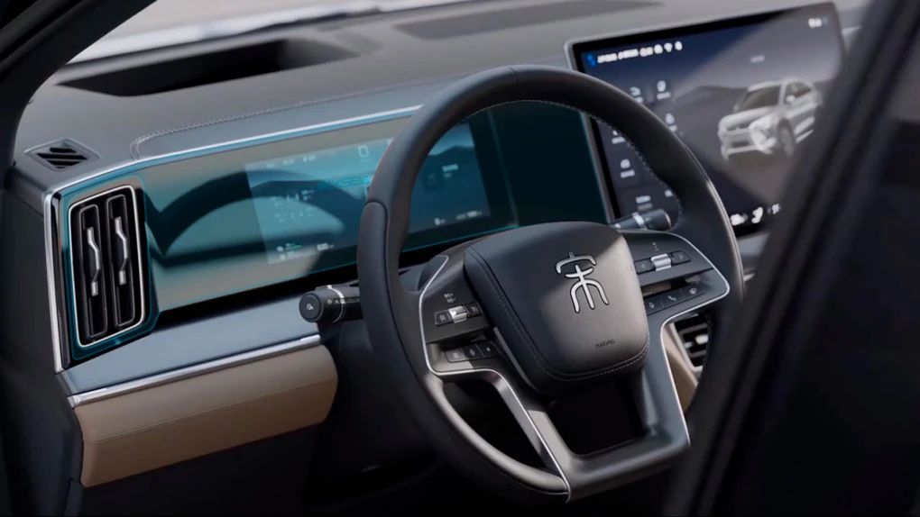 Защитное стекло Pixsel на приборную панель BYD SONG L DM-I - 12“ 2024 -