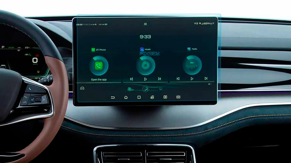 Sticlă hibridă de protecție Pixsel monitor BYD TANG EV - 16.3“ 2022 -