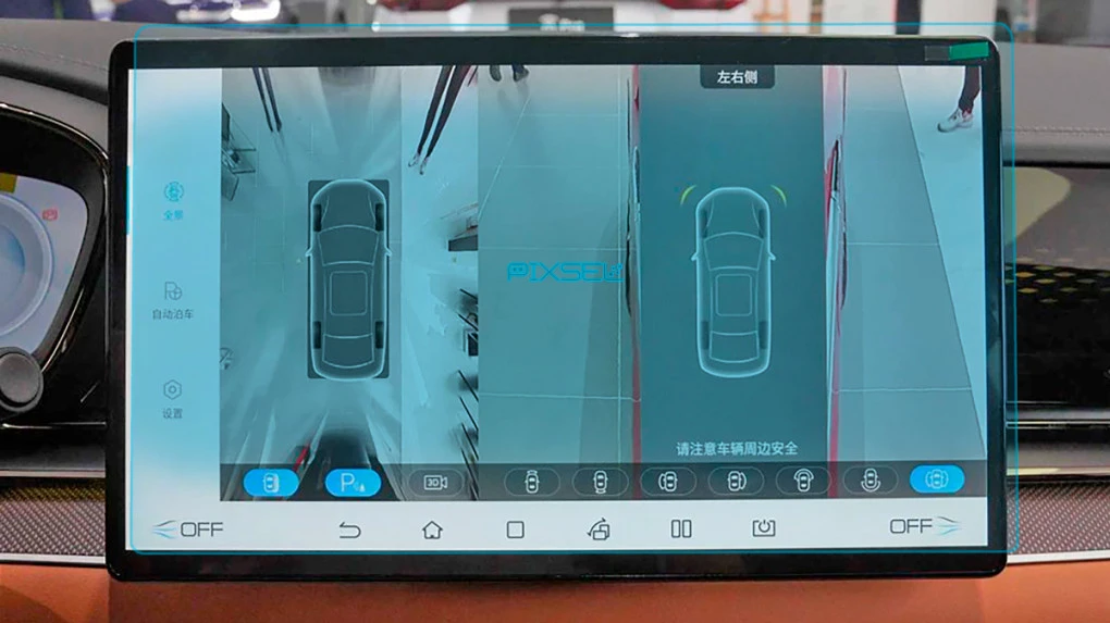 Sticlă hibridă de protecție Pixsel monitor BYD HAN - 16.3“ 2022 -